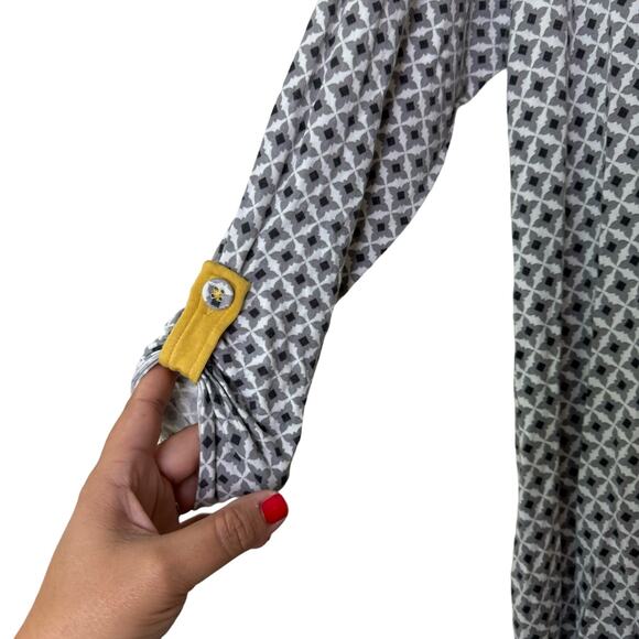 Matilda Jane Women's Make Believe Starstruck Raglan Tunic Blouse Top Size LARGE - Picture 5 of 8